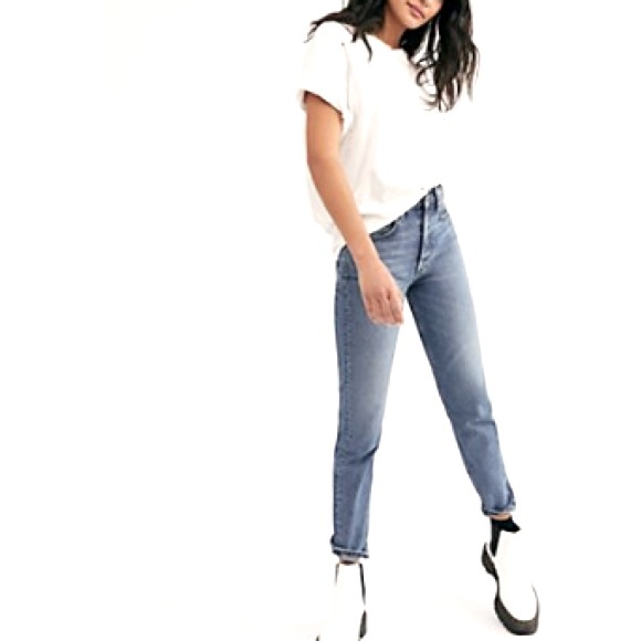 BOYISH x Free People - The Billy High Waisted Vintage Skinny Jean - Picture 2 of 9
